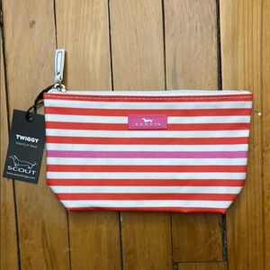 SCOUT Striped Makeup Bag